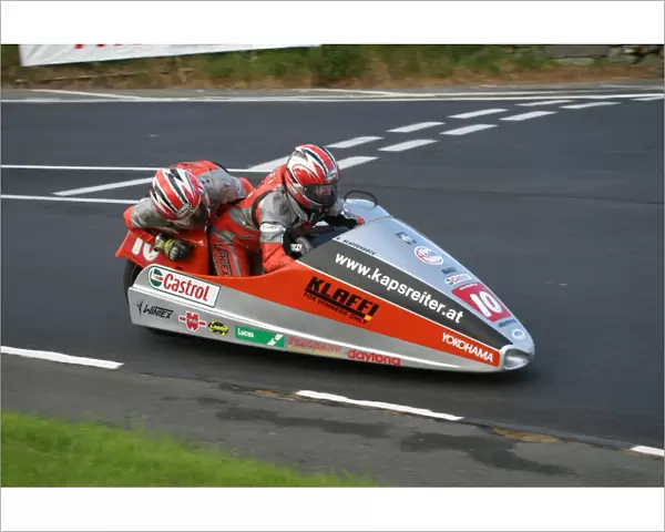 Klaus Klaffenbock at Signpost Corner: 2005 Sidecar Race A