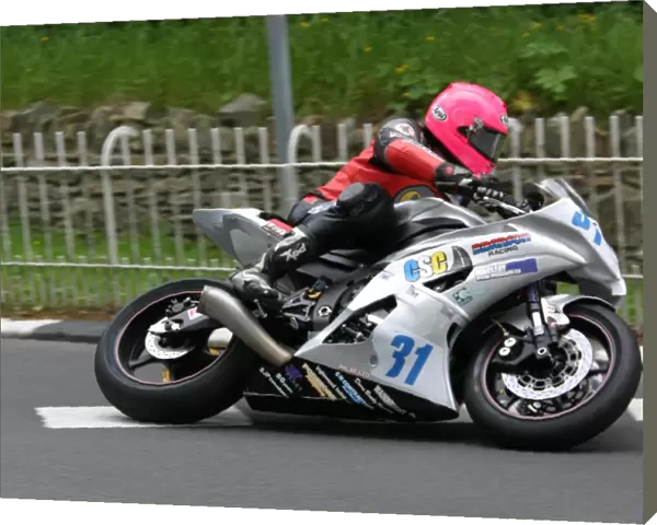Davy Morgan at Braddan Bridge: 2008 Supersport TT