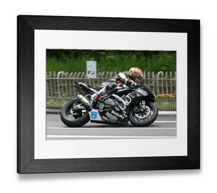 Framed Print : Cameron Donald at Braddan Bridge: 2008 Supersport TT Framed Print : Cameron Donald at Braddan Bridge: 2008 Supersport TT