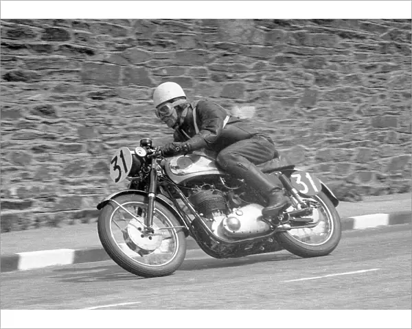 Maurice Candy at Union Mills: 1956 Senior TT