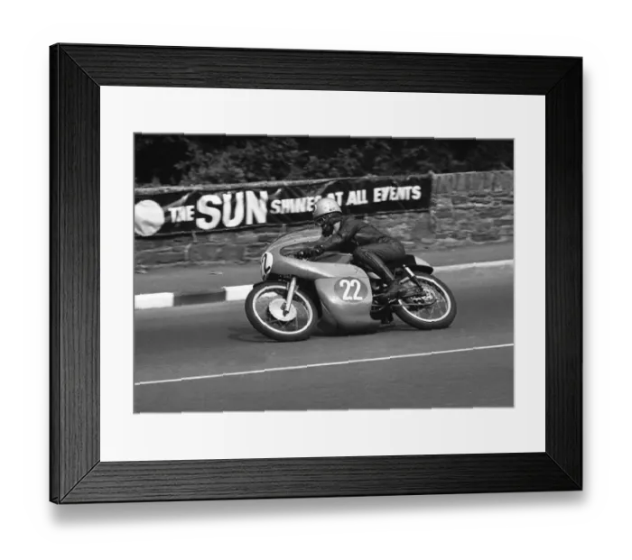 Framed Print : Kevin Cass at Quarter Bridge: 1966 Ultra Lightweight TT Framed Print : Kevin Cass at Quarter Bridge: 1966 Ultra Lightweight TT