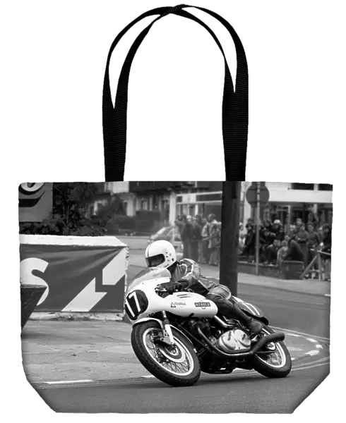 Dave Cartwright at Parliament Square: 1977 Formula Two TT