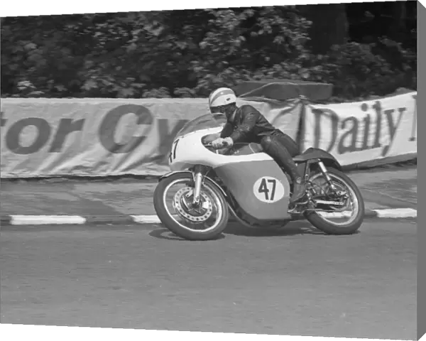 Ron Chandler at Quarter Bridge: 1965 Junior TT