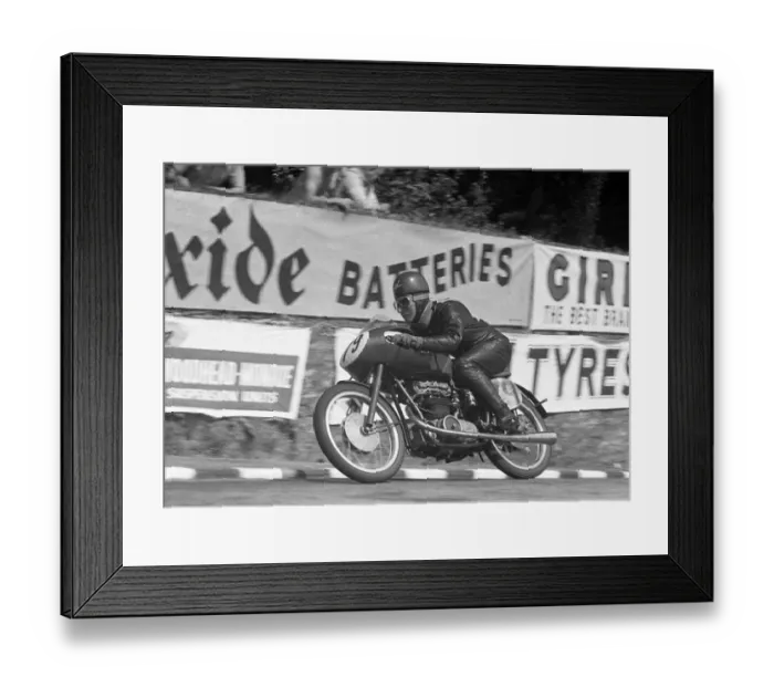 Framed Print : Angelo Copeta leaves Governors Bridge: 1953 Ultra Lightweight TT Framed Print : Angelo Copeta leaves Governors Bridge: 1953 Ultra Lightweight TT