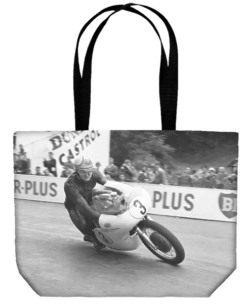 Mike Hailwood winning the 1961 Senior TT