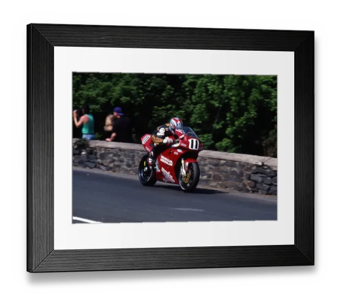 Framed Print : Phillip McCallen at Sulby Bridge: 1997 Formula One TT Framed Print : Phillip McCallen at Sulby Bridge: 1997 Formula One TT