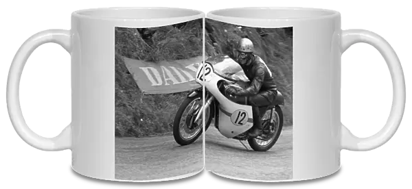 Peter Darvill leaves Ramsey Hairpin: 1966 Senior TT