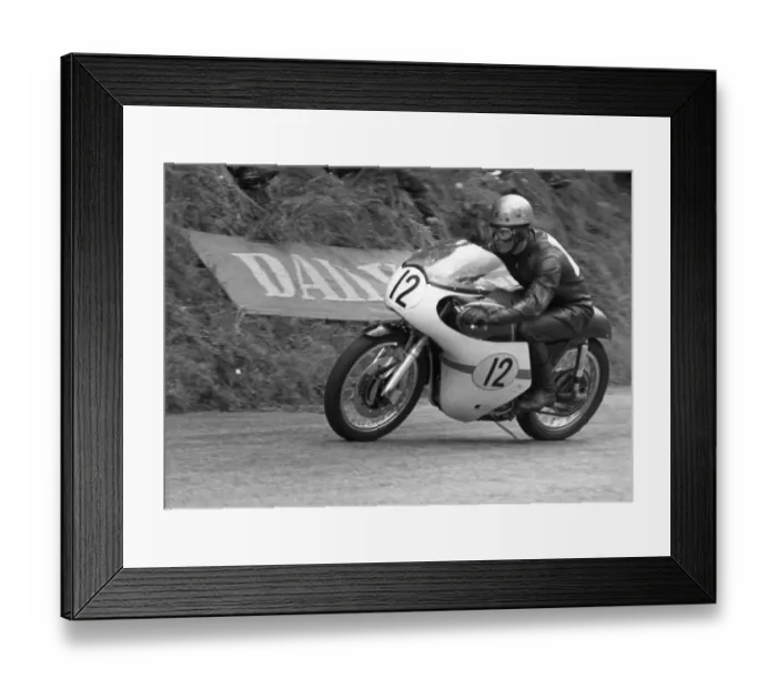 Framed Print : Peter Darvill leaves Ramsey Hairpin: 1966 Senior TT Framed Print : Peter Darvill leaves Ramsey Hairpin: 1966 Senior TT