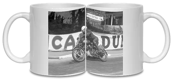 George Douglass at Quarter Bridge: 1953 Clubman 1000cc TT