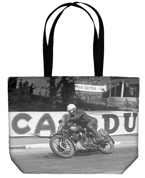 George Douglass at Quarter Bridge: 1953 Clubman 1000cc TT