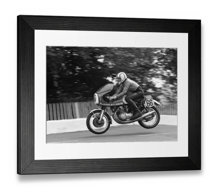 Framed Print : Hugh Evans (Honda) at Ballaugh Bridge: 1974 Senior TT Framed Print : Hugh Evans (Honda) at Ballaugh Bridge: 1974 Senior TT