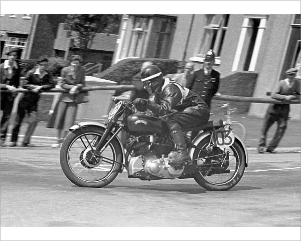 Les Floodgate on Bray Hill: 1953 Clubman 1000 TT