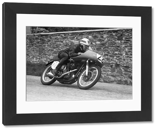 Frank Fox at Cronk ny Mona: 1955 Junior TT