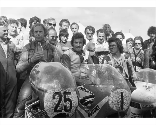 Top 3 in the 1973 Senior TT