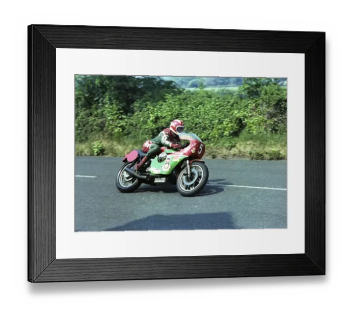Framed Print : George Fogarty at Ginger Hall: 1978 Formula One TT
