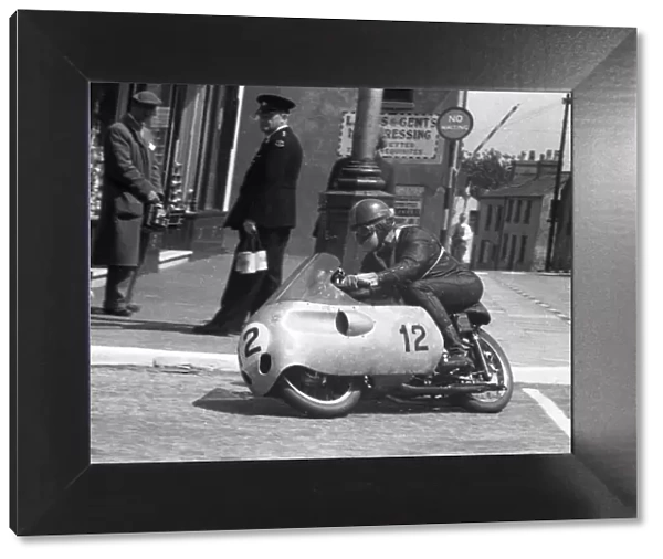 Francisco Gonzales at the Manx Arms: 1956 Ultra Lightweight TT