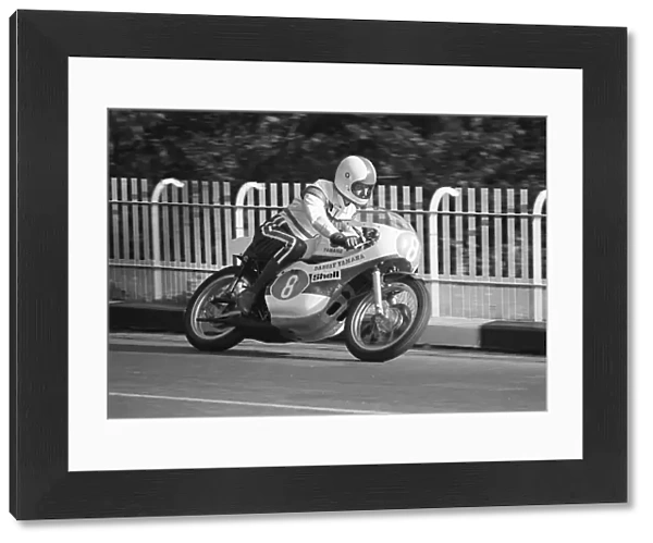 Billy Guthrie at Braddan Bridge: 1975 Junior TT
