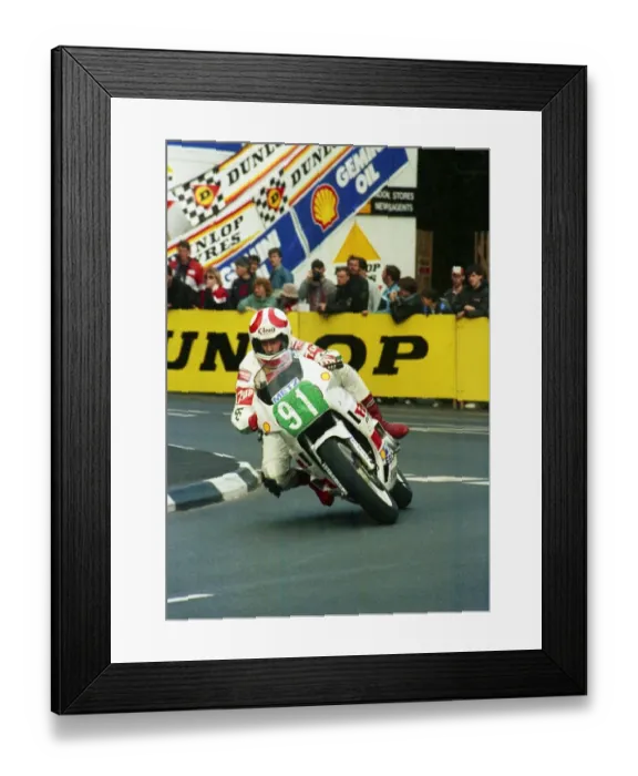 Framed Print : Brian Reid (Yamaha) 1988 Production D TT Framed Print : Brian Reid (Yamaha) 1988 Production D TT