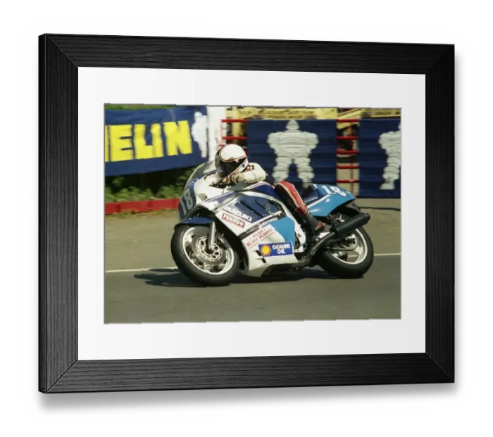 Framed Print : Steve Ward (Suzuki) at Ballacraine; 1988 Production B TT Framed Print : Steve Ward (Suzuki) at Ballacraine; 1988 Production B TT