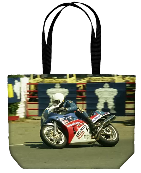 Nick Jefferies (Honda) at Ballacraine; 1988 Production B TT