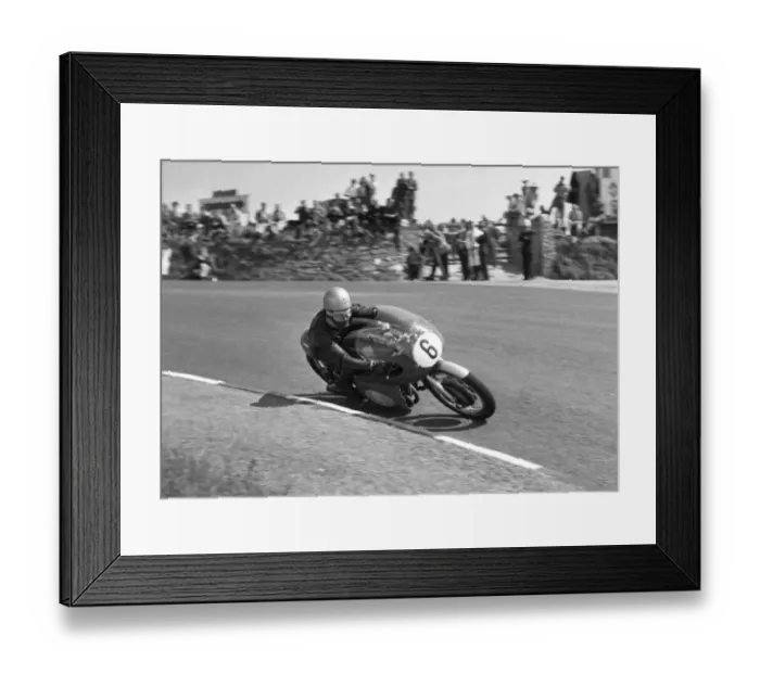 Framed Print : Gary Hocking (MV) at Signpost Corner; 1961 Junior TT