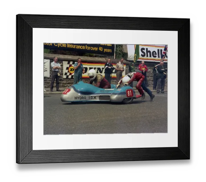 Framed Print : Dick Fletcher and Nick Roche (Yamaha) 1986 Sidecar TT Framed Print : Dick Fletcher and Nick Roche (Yamaha) 1986 Sidecar TT