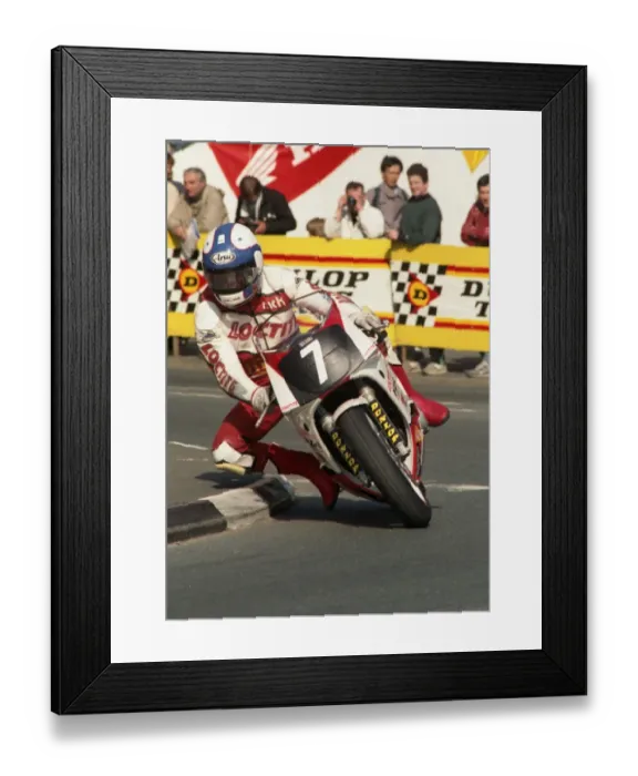 Framed Print : Nick Jefferies (Yamaha) 1990 Supersport 400 TT Framed Print : Nick Jefferies (Yamaha) 1990 Supersport 400 TT