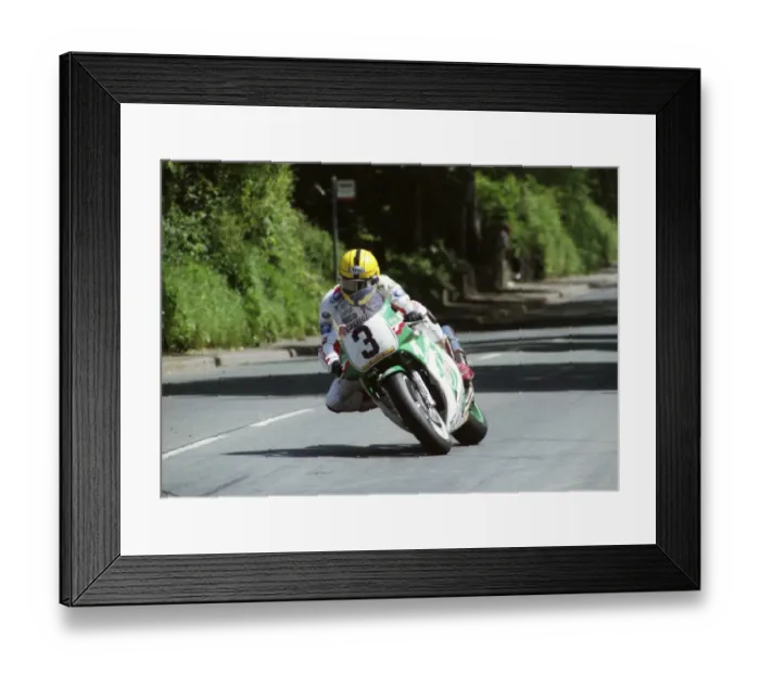 Framed Print : Joey at Ballacraine; 1993 Formula One TT