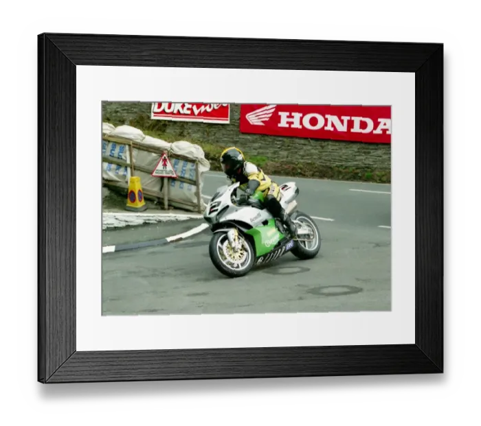 Framed Print : Kel Carruthers (Benelli) 2000 Benelli TT Parade Framed Print : Kel Carruthers (Benelli) 2000 Benelli TT Parade