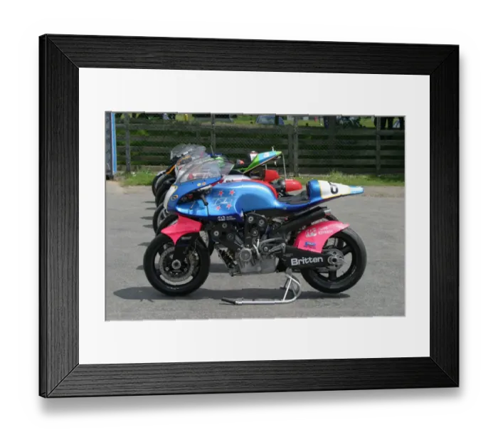Framed Print : One Mans Dream; the Britten V1000 Framed Print : One Mans Dream; the Britten V1000