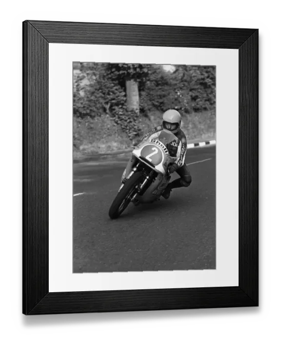 Framed Print : The eyes have it: Joey Dunlop (Honda) 1978 Formula One TT