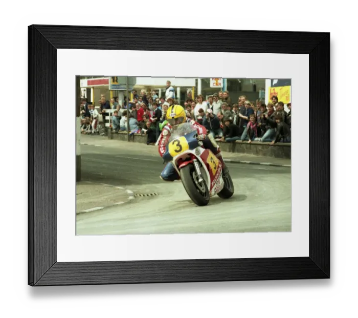 Framed Print : Joey at Parliament Square; 1984 Senior TT Framed Print : Joey at Parliament Square; 1984 Senior TT