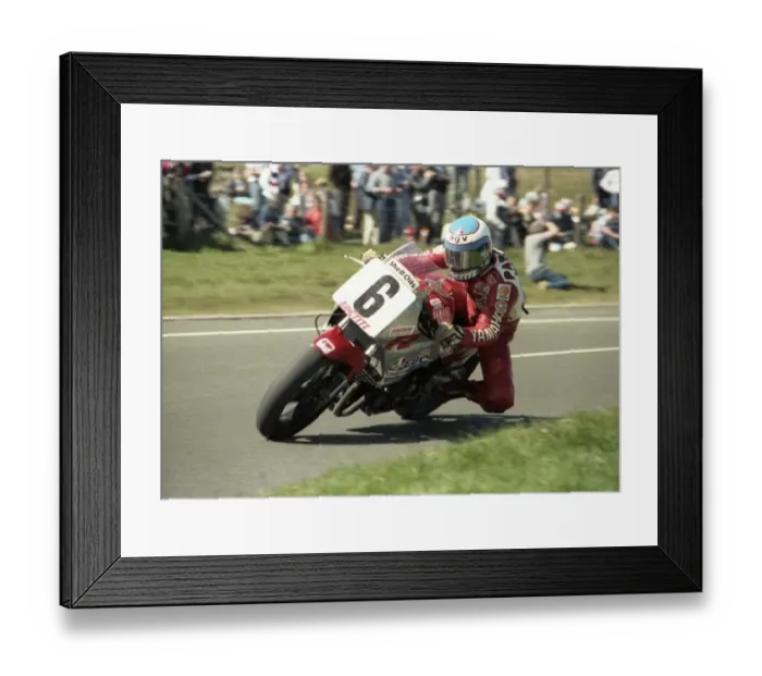Framed Print : Steve Parrish at the Bungalow: 1985 Formula One TT Framed Print : Steve Parrish at the Bungalow: 1985 Formula One TT