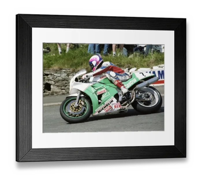 Framed Print : Nick Jefferies at Governors: 1992 Formula One TT Framed Print : Nick Jefferies at Governors: 1992 Formula One TT