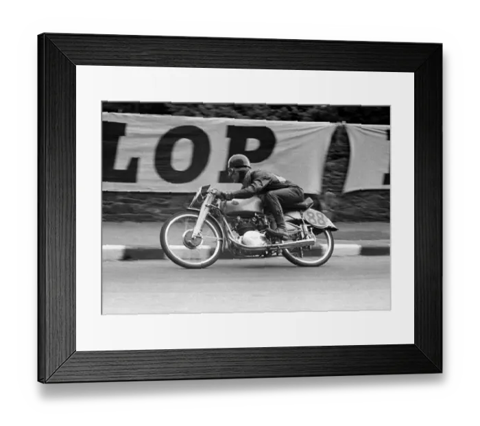 Framed Print : Carlo Ubbiali (Mondial) 1952 Ultra Lightweight TT Framed Print : Carlo Ubbiali (Mondial) 1952 Ultra Lightweight TT