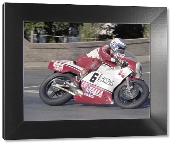 Steve Parrish (Yamaha): Practice, 1985 TT