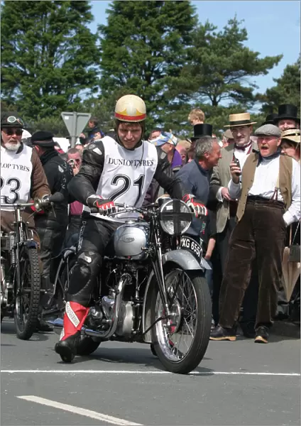 Where did you get that hat! Guy Martin: 2007 TT Re-enactment
