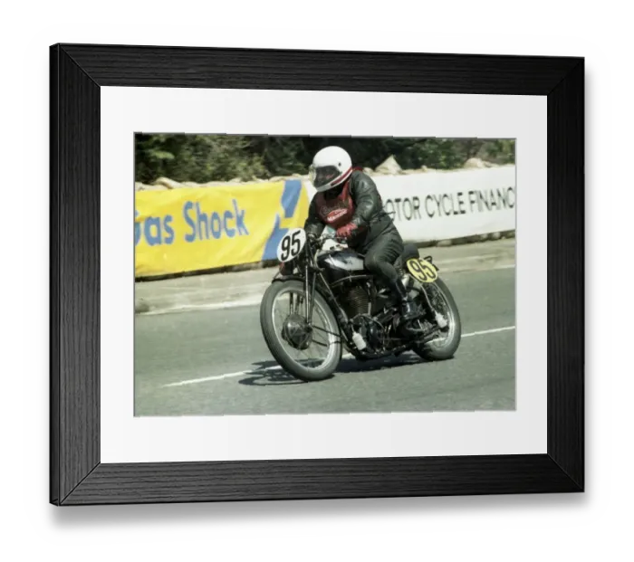 Framed Print : D B Clift (Norton) 1980 Classic Parade Lap Framed Print : D B Clift (Norton) 1980 Classic Parade Lap
