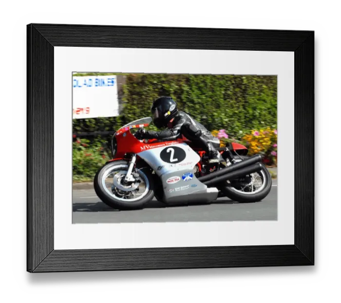 Framed Print : Alan Oversby (MV Agusta) 2010 Senior Classic MGP Framed Print : Alan Oversby (MV Agusta) 2010 Senior Classic MGP