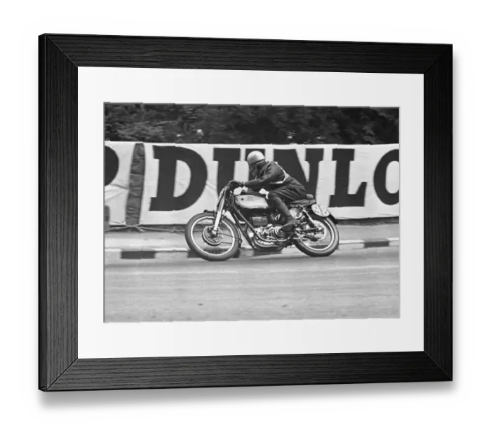 Framed Print : Wilmot Evans (AJS) 1950 Lightweight TT Framed Print : Wilmot Evans (AJS) 1950 Lightweight TT