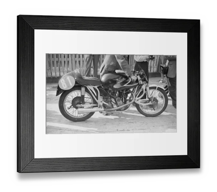Framed Print : Earles Velocette: 1951 Junior TT Framed Print : Earles Velocette: 1951 Junior TT