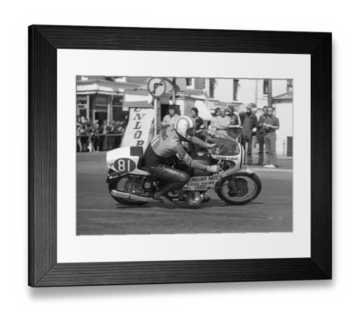Framed Print : Hugh Evans (BMW) 1975 Production TT Framed Print : Hugh Evans (BMW) 1975 Production TT