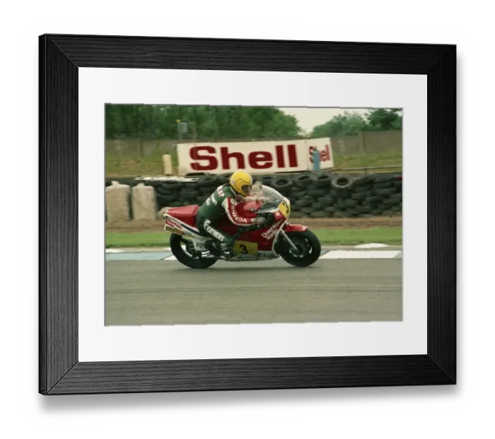 Framed Print : Joey Dunlop (Honda) 1984 Donington Park Framed Print : Joey Dunlop (Honda) 1984 Donington Park