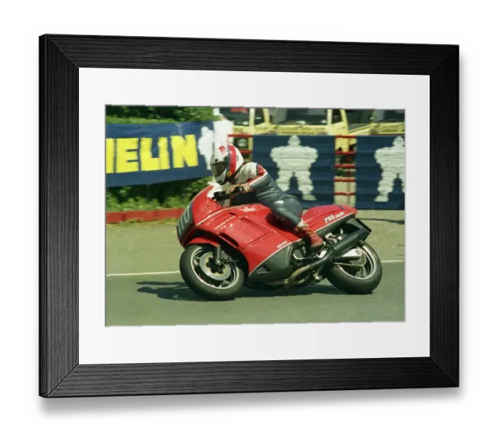 Framed Print : Andrew Evans (Ducati) 1988 Production B TT Framed Print : Andrew Evans (Ducati) 1988 Production B TT