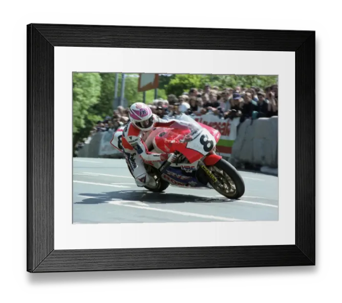 Framed Print : Carl Fogarty (Honda) 1991 Formula One TT Framed Print : Carl Fogarty (Honda) 1991 Formula One TT