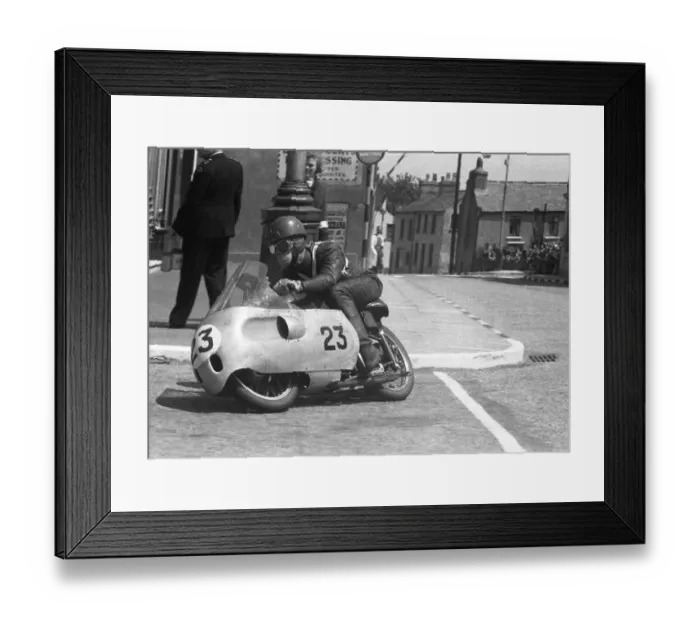 Framed Print : John Grace (Montesa) 1956 Ultra Lightweight TT Framed Print : John Grace (Montesa) 1956 Ultra Lightweight TT