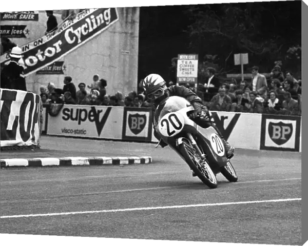 Brian Gleed (Honda) 1966 50cc TT