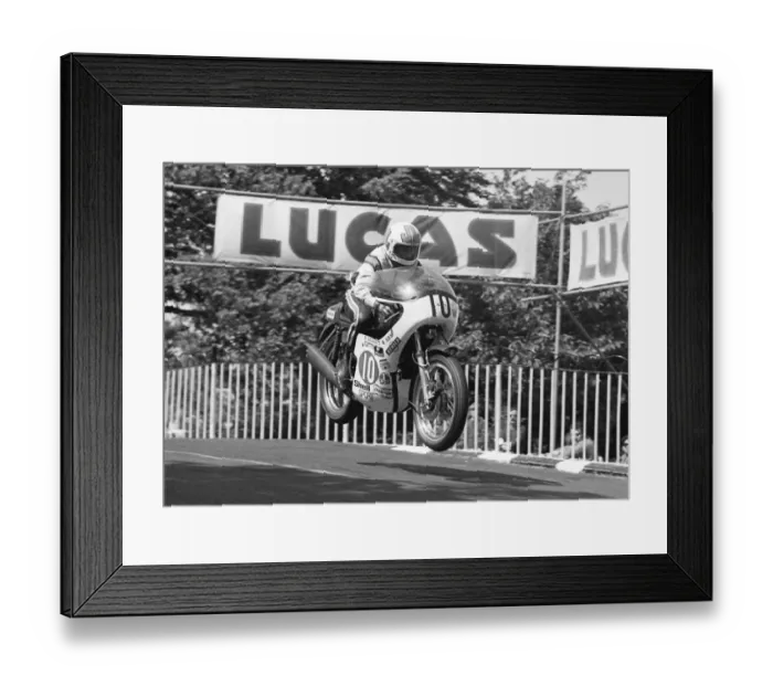 Framed Print : Mick Grant on Slippery Sam (Triumph) 1974 Production TT Framed Print : Mick Grant on Slippery Sam (Triumph) 1974 Production TT