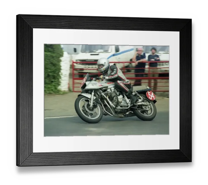 Framed Print : Eric Galbraith (Suzuki) 1983 Formula One TT Framed Print : Eric Galbraith (Suzuki) 1983 Formula One TT