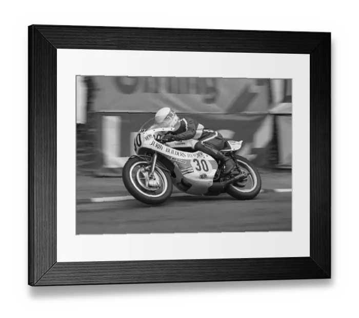 Framed Print : Kenny Harrison (Yamaha) 1978 Senior TT Framed Print : Kenny Harrison (Yamaha) 1978 Senior TT